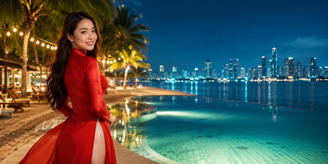 Người phụ nữ mặc áo dài tham gia bàn casino VIP tại TP. Hồ Chí Minh