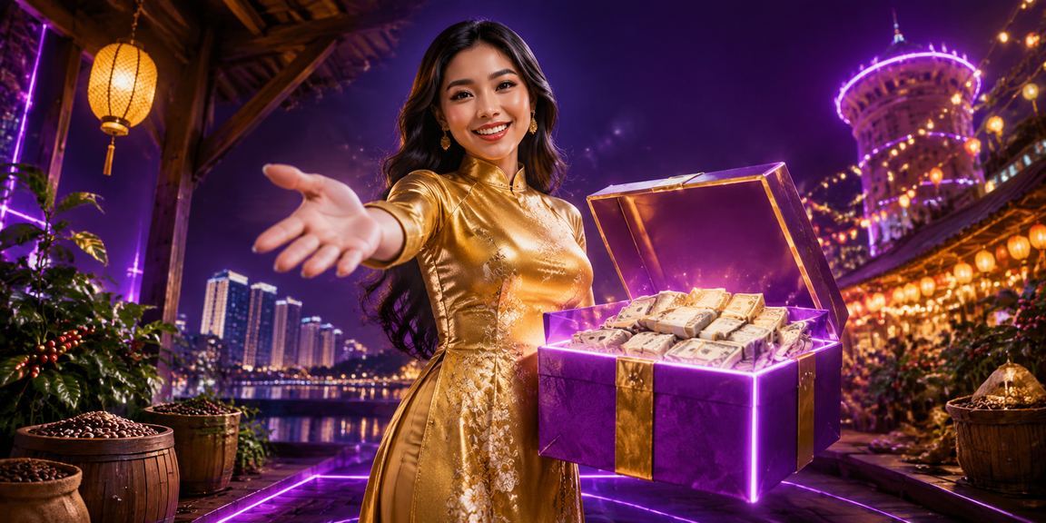 Phòng cá cược và casino tại Nha Trang với người chơi mặc áo dài