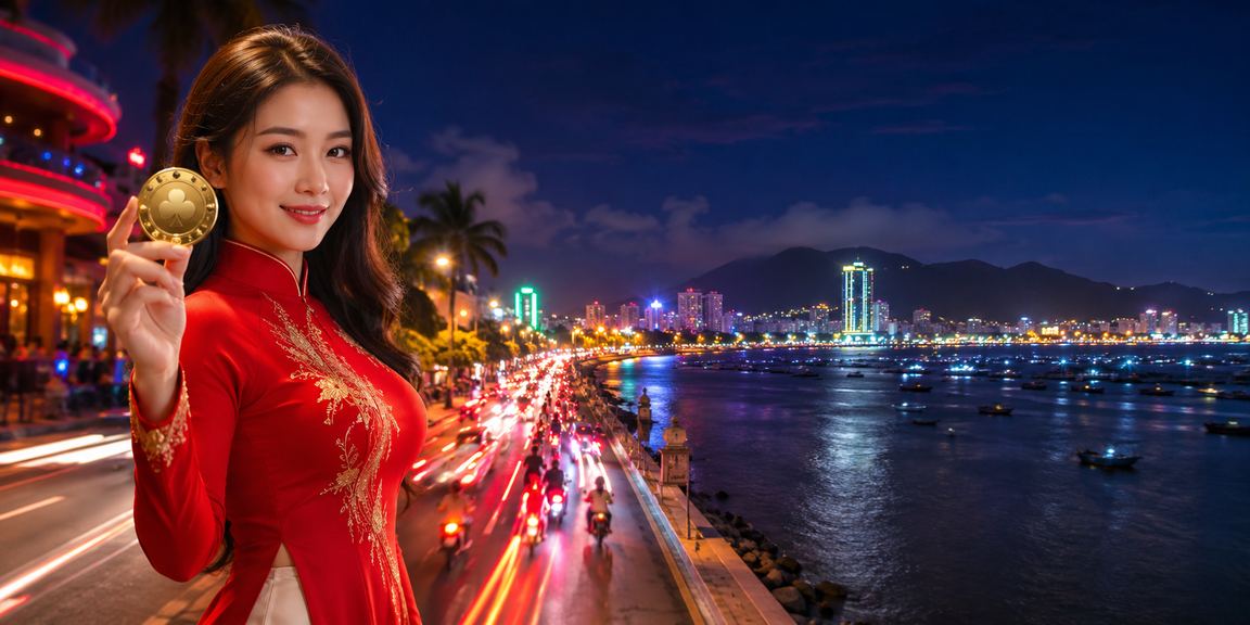 Người phụ nữ mặc áo dài nhận bonus VIP tại khu nghỉ dưỡng Nha Trang
